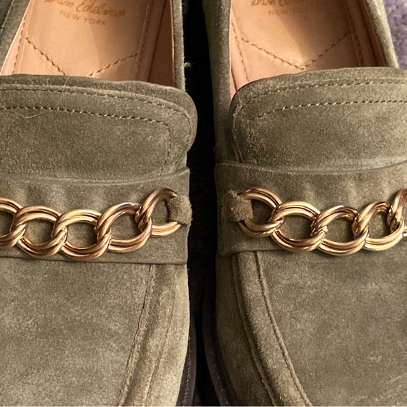 Sam Edelman 8.5 M, Taelor lug sole suede loafer in olive - Picture 8 of 9